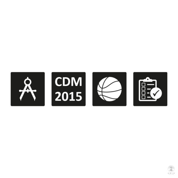 Mono web icons designed for construction consultancy company Icarus.