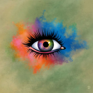 Vector Illustration of an abstract eye.