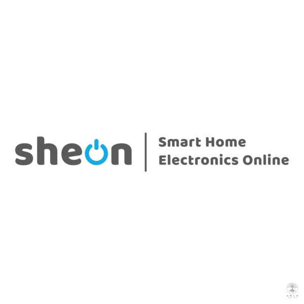 Alternate logo design for Sheon, displaying the typography logo and full name - Smart Home Electricals Online.
